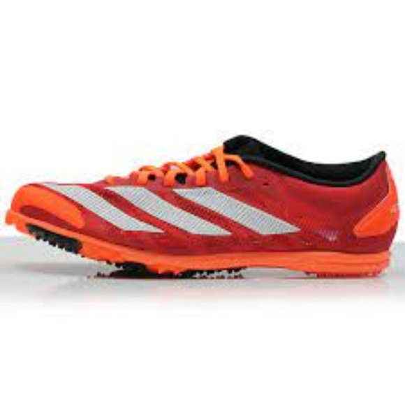 NWT ADIDAS ADIZERO XCS CROSS COUNTRY SPIKE VIVID RED/CLOUD WHITE BEAM ORANGE 12 - Picture 6 of 6
